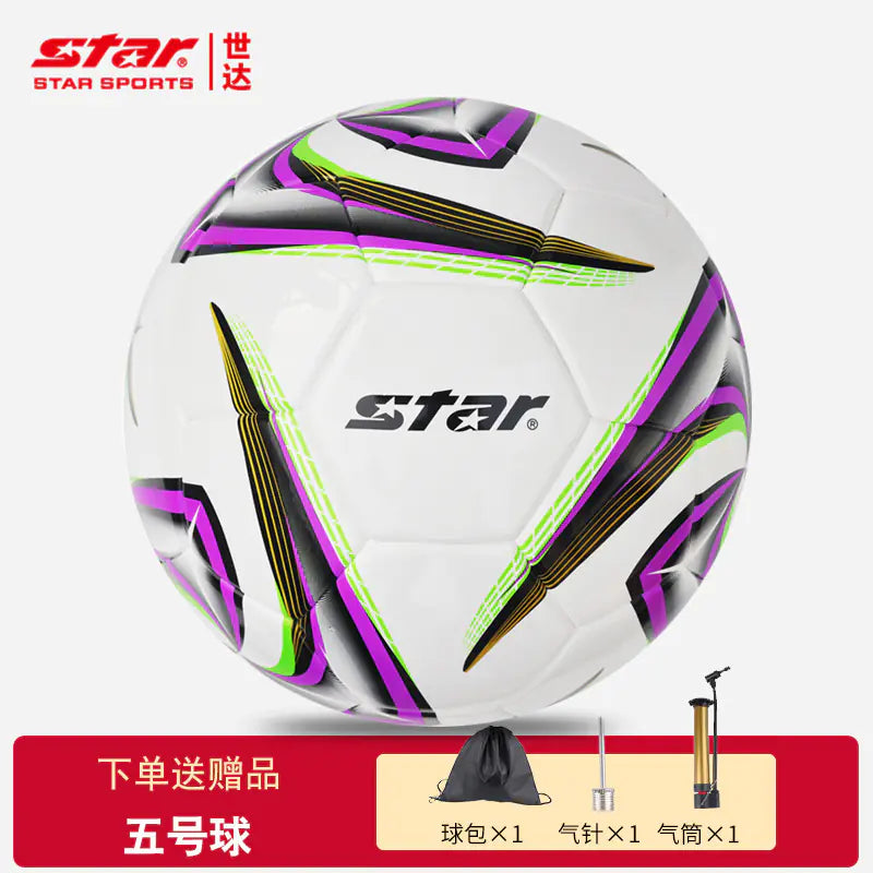 Star Soccer Ball for Kids and Adults - Professional Use
